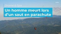 Drame à Spa: un homme meurt lors d’un saut en parachute