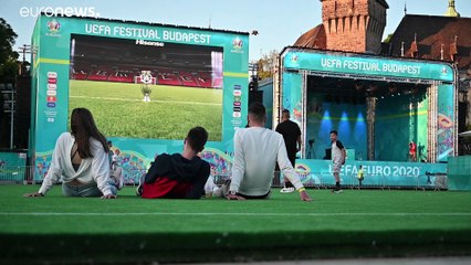 Festa portuguesa no Euro 2020 em Budapeste