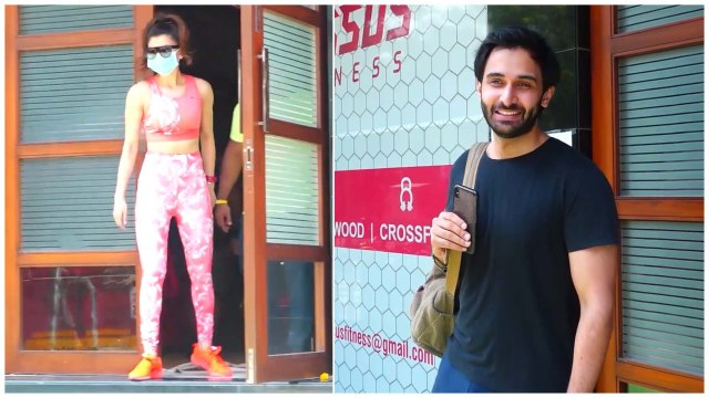 Urvashi Rautela And Rohan Mehra Snapped Together Outside The Gym