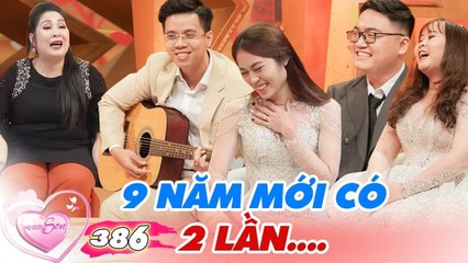 Vợ Chồng Son - Tập 386: Kỷ lục cặp vợ chồng 9 năm vẫn giữ trọn, đêm tân hôn phải cầu cứu cả gia đình