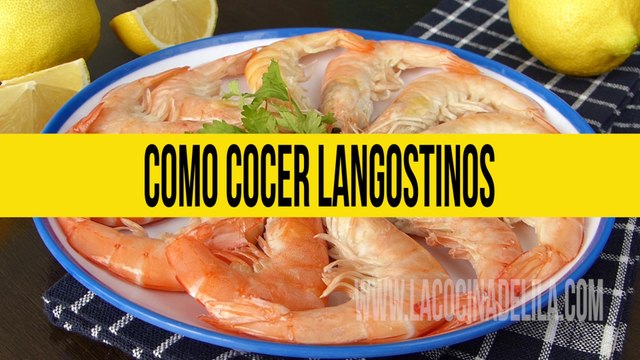 Cómo cocer langostinos ✅