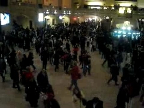 La gare Grand Central à NYC à la sortie des bureaux