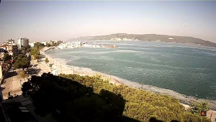 Çanakkale Boğazı'nda müsilajın ilerleme görüntüleri