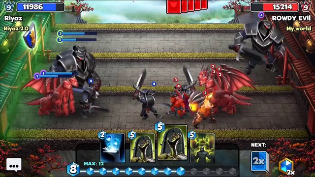 Castle Crush - Monster BLACK KNIGHT vs DRAGONS Epic War - Castle Crush Gameplay