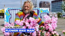 Local heroes: Bringing flowery smiles to the city of bikes