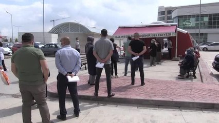 BALIKESİR - SGK'ya kayıtlı çalışanların Kovid-19'a karşı aşılanmasına başlandı