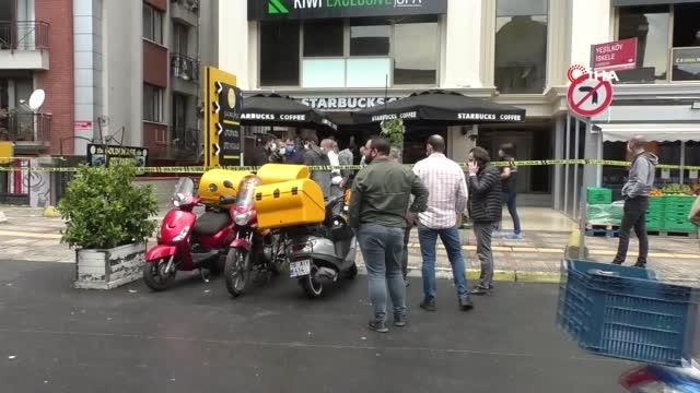 Bakırköy'de bir kafede şüpheli şahıs ile polis arasında arbede yaşandı