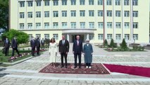 Son dakika haberleri: Cumhurbaşkanı Erdoğan Şuşa'da - Karşılama töreni (2)