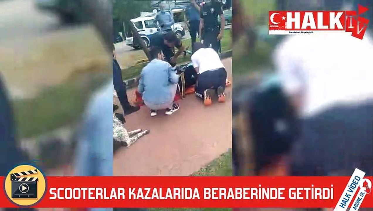 Samsun'da Scooterlar kazalarıda beraberinde getirdi 