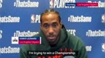 Clippers level semi-finals, but Kawhi's only focused on the title
