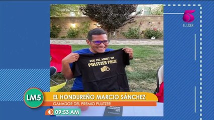 hondureño Marcio Sánchez ganador del premio Pulitzer