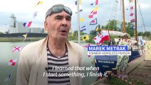 'Life-changing' ship built by homeless ready to set sail in Poland