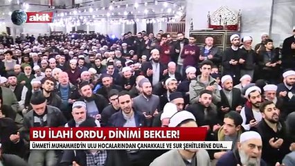 Bu ilahi ordu dinimi bekler; Allah'u ekber!