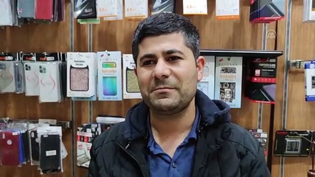 BURSA - Cep telefonu bataryasının patlaması güvenlik kamerasınca görüntülendi