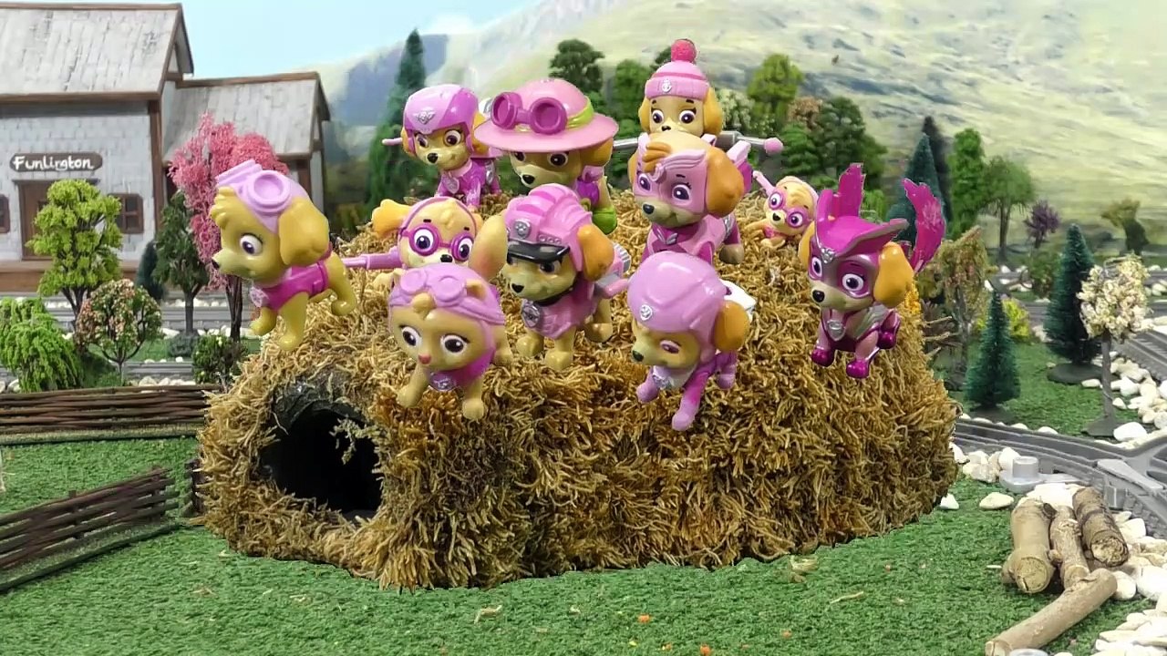 Skye Clones With Paw Patrol Mighty Pups Charged Up And Funlings In This Full Episode English