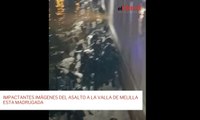 Impactantes imágenes del asalto a la valla de Melilla esta madrugada