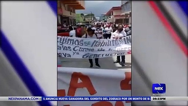 Cierran locales comerciales en Colón, exigen estabilidad económica y empleos - Nex Noticias