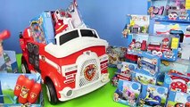 Paw Patrol Unboxing: Fire Truck, Mighty Pups Chase, Ryder & Fireman Marshall Toys For Kids