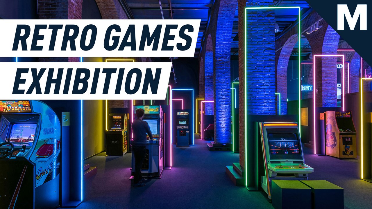 This neon exhibition explores the vibrant evolution of video games from the 1960s to today