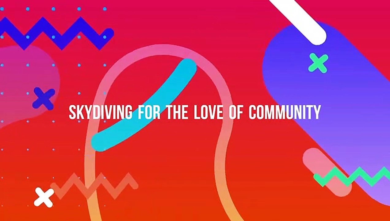 Skydiving for the Love of Community