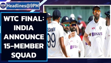 Télécharger la video: BCCI announces India's 15-member squad for the World Test Championship final| Oneindia News