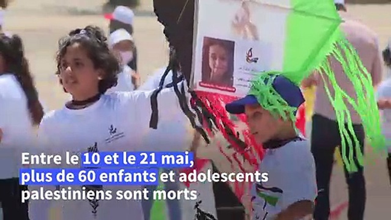 Gaza: des cerfs-volants en hommage aux enfants tués pendant la guerre
