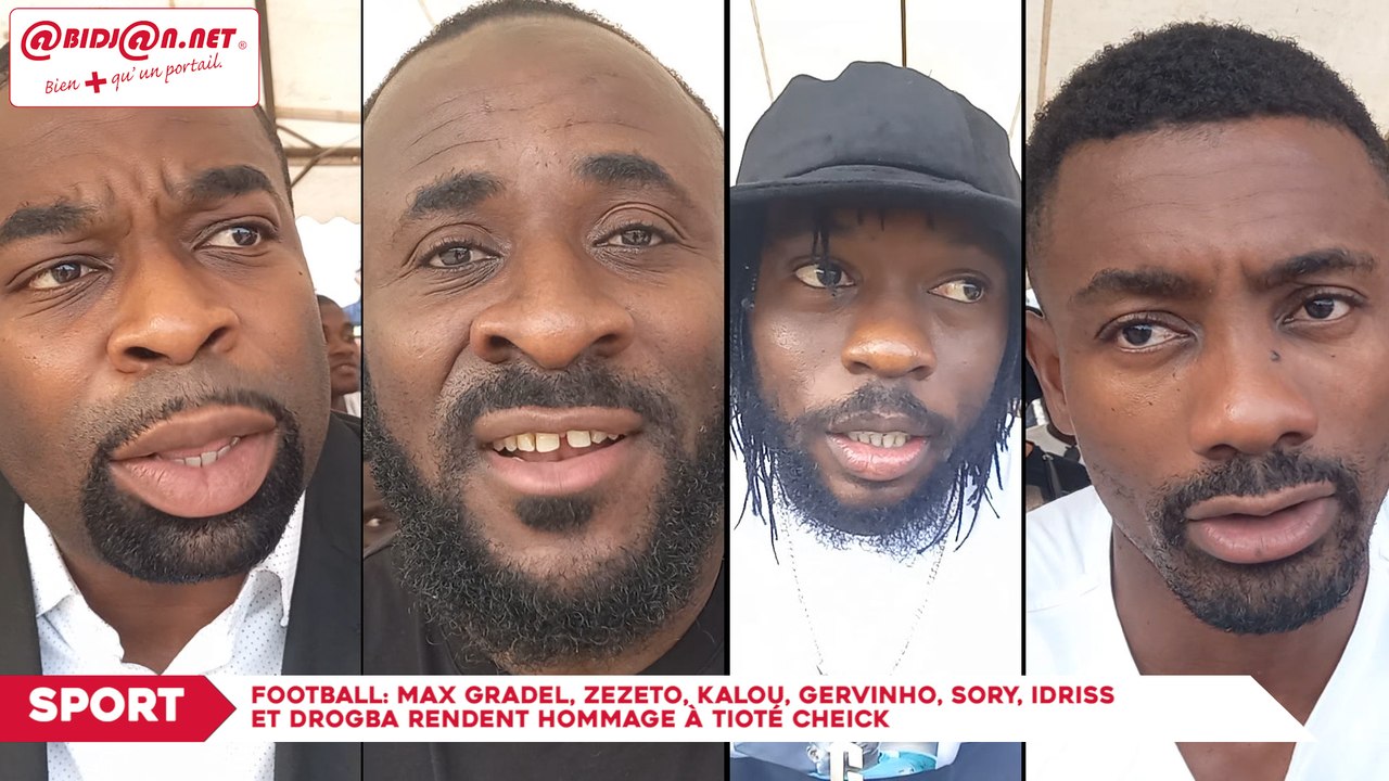 Football: un match de gala en hommage à feu Tioté Cheick en présence de Sory Diabaté, Idriss Diallo et Didier Drogba