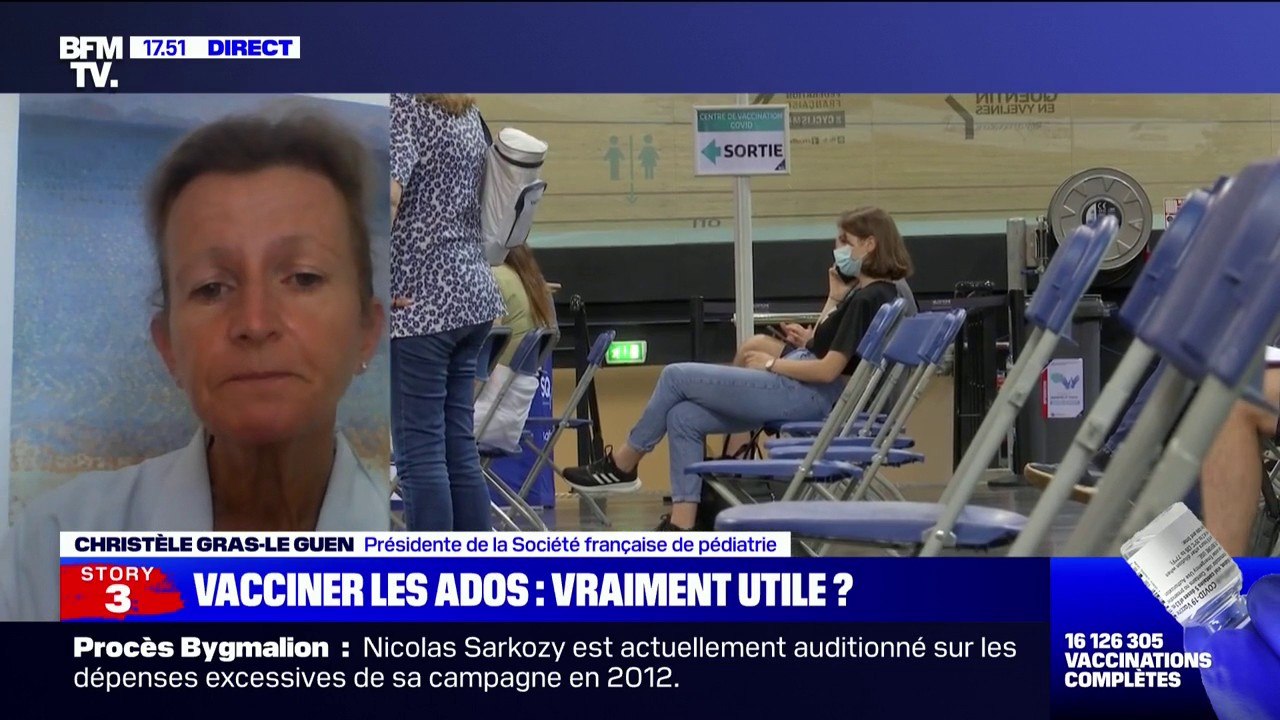 Covid-19: la présidente de la Société française de pédiatrie salue le "civisme" et la "grande maturité" des adolescents qui se font vacciner