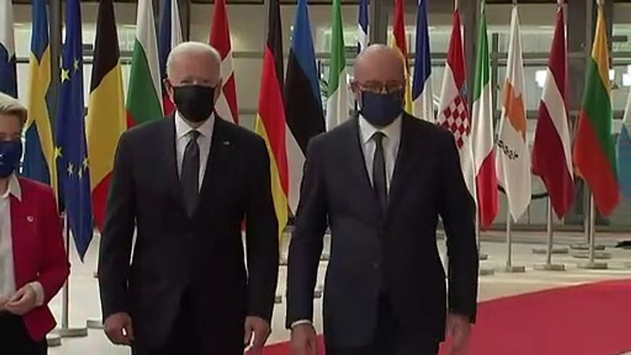 Biden in Brüssel: Dauerstreit um Airbus und Boeing entschärft