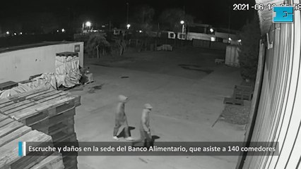 Escruche y daños en la sede del Banco Alimentario, que asiste a 140 comedores