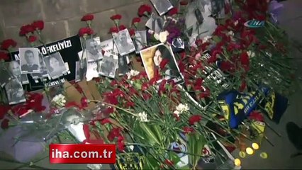 Terör kurbanlarının anısına karanfil bırakıldı