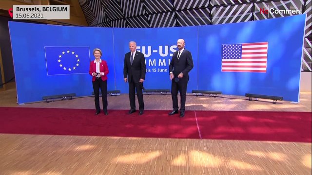 Joe Biden accueilli à bras ouverts à Bruxelles