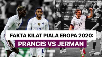 Fakta Kilat Piala Eropa 2020: Prancis vs Jerman, Duel Seru Grup Neraka