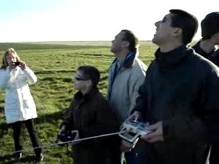 Arthur en double commande sur avion ecole