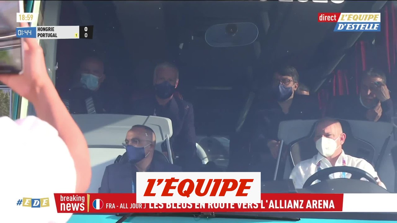 Les Bleus en route vers l'Allianz Arena - Foot - Euro