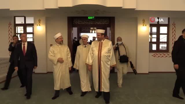 Diyanet İşleri Başkanı Erbaş: Gönüllerimiz bir, bu birliğimizi inşallah kıyamete kadar devam ettirmenin temellerini atmaya çalışıyoruz Diyanet...