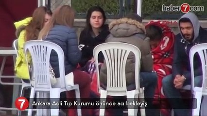 下载视频: Ankara Adli Tıp Kurumu önünde acı bekleyiş