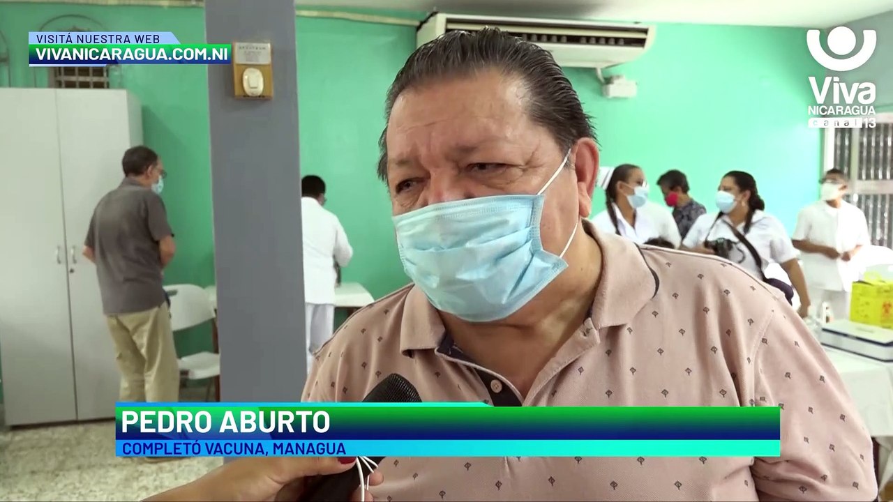 Adultos mayores de Managua y Ciudad Sandino recibieron la segunda dosis de la vacuna Covishield