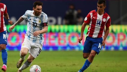 Télécharger la video: Argentina vence a Paraguay 1-0 y se clasifica a cuartos de final de la Copa América