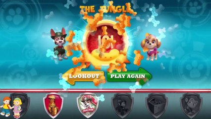 PAW Patrol Rescue Run - The Jungle New Location with a Puppy with Tracker and Skye - Games For Kids