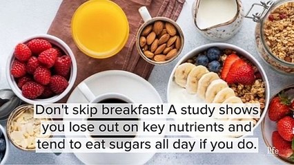 Breakfast is the most important meal of the day, and for a healthy reason too!