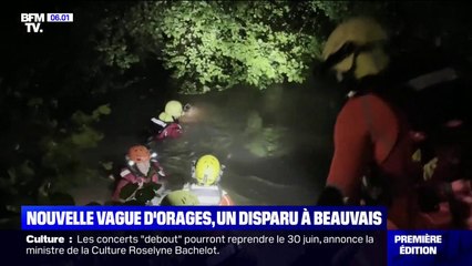 Descargar video: Une personne portée disparue à Beauvais où des pluies diluviennes se sont abattues