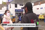 San Borja: chofer agredió a vigilante de grifo tras estacionarse en zona prohibida