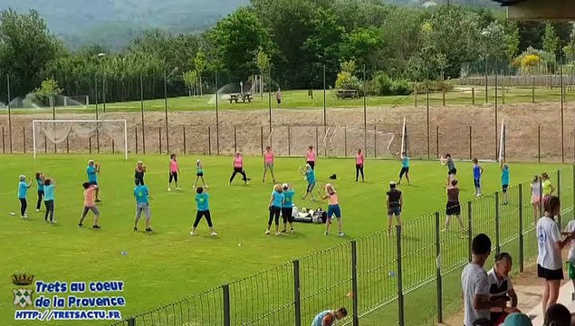 Démo de gym par Détente et bien etre à la journée ALPHA DU 19JUIN2021 TRETS