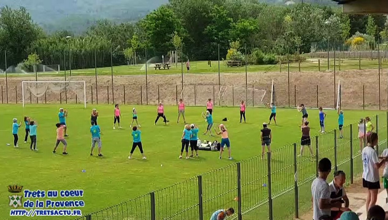 Démo de gym par Détente et bien etre à la journée ALPHA DU 19JUIN2021 TRETS