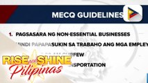 18 barangay sa Mariveles, Bataan, naka-lockdown dahil sa MECQ; non-essential businesses, hindi papayagang magbukas