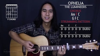 Ophelia The Lumineers Acoustic Guitar Tutorial Lesson