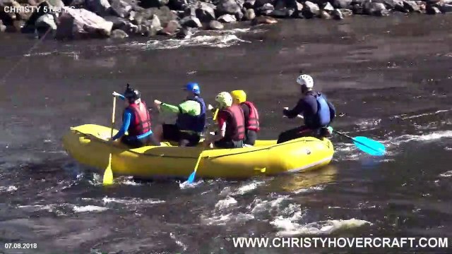 Rafting on the Hovercraft Christy 5143 FC _ На амфибии Christy 5143 FC по Лосевским порогам
