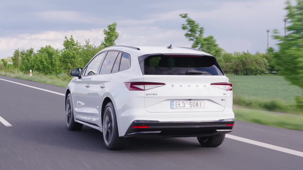 Der neue SKODA ENYAQ SPORTLINE iV - Komfort und Sicherheit mit dem Travel Assist