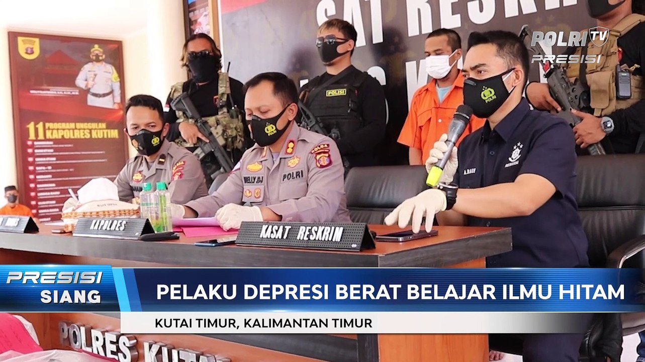 Seorang Pria di Kaltim Tega Bunuh Istri dan Anaknya Sendiri